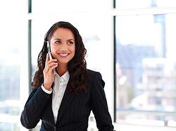 woman with cell phone