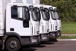 fleet of trucks