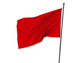 XXL red flag