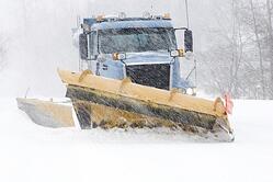 snow plow winter storm