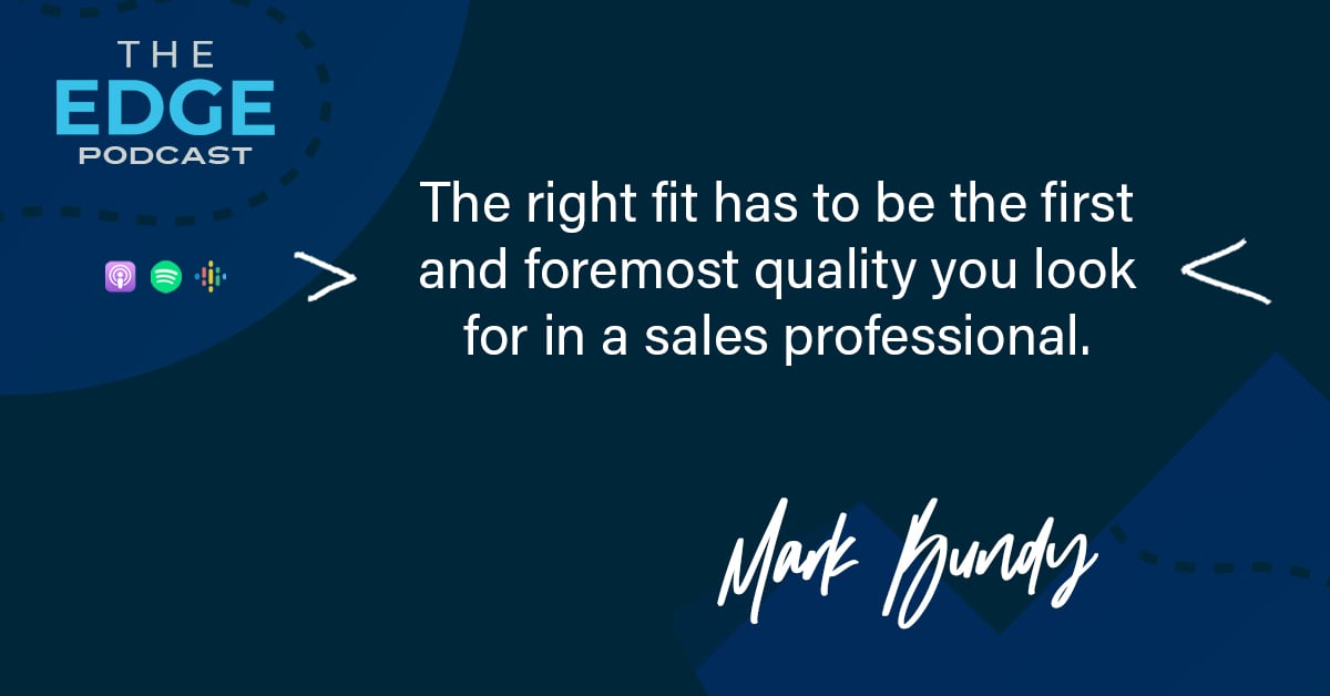 Mark Bundy - the right fit