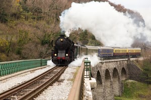 Train on Bridge