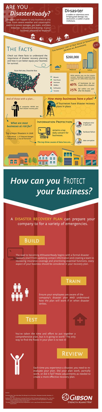 Are You #DisasterReady? [Infographic]
